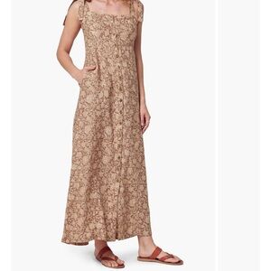 Faherty linen maxi dress